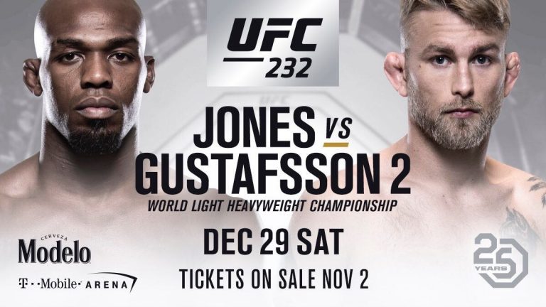 UFC 232: Jones vs. Gustafsson rematch set, Cyborg vs. Nunes co-main event