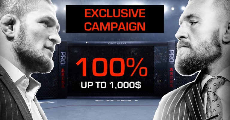 UFC 229: Get 100% up to $1000 exclusive for Conor and Khabib fight!