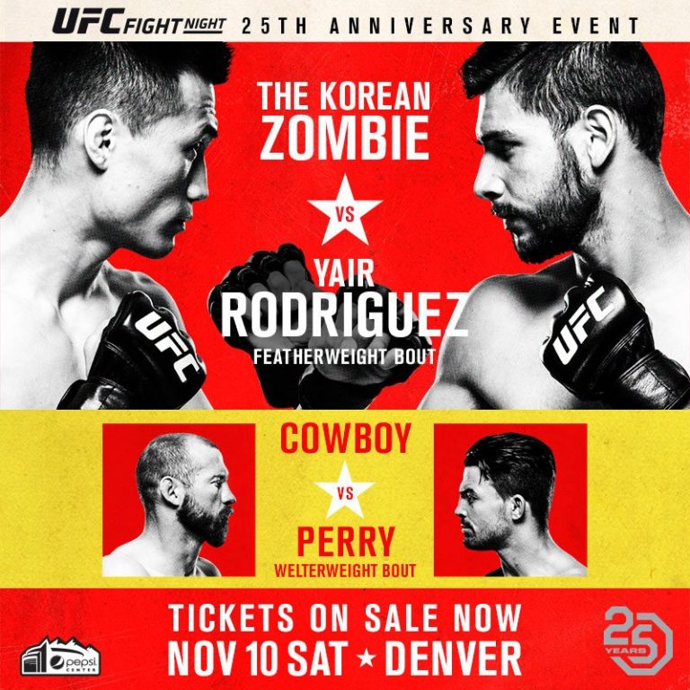 UFC Fight Night 139: Korean Zombie vs Rodriguez – Main Card Predictions and Betting Tips