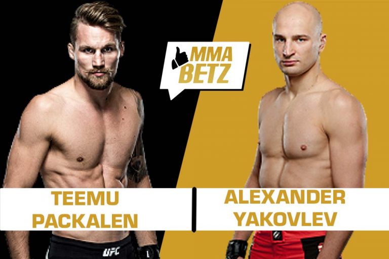 UFC St Petersburg Teemu Packalen vs Alexander Yakovlev