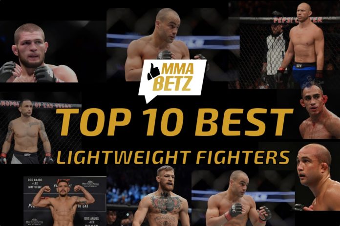 MMABETZ list of the best lightweight fighters in MMA and UFC