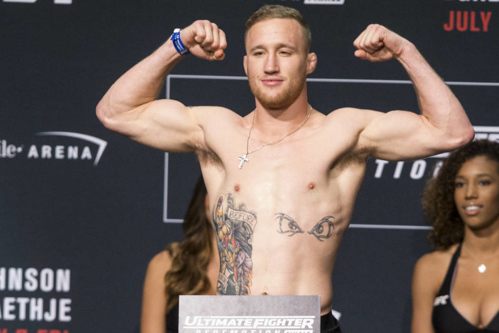 Justing Gaethje Lightweight top 10