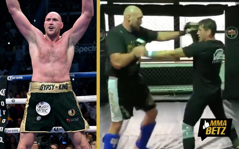 Tyson Fury training for MMA debut with Darren Till