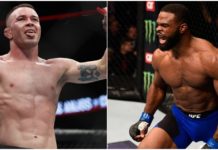 UFC Colby Covington and Tyron Woodley