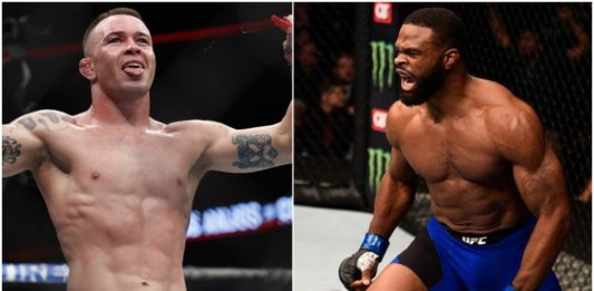 UFC Colby Covington and Tyron Woodley