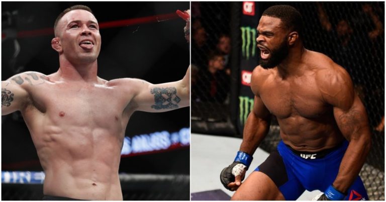 UFC Colby Covington and Tyron Woodley