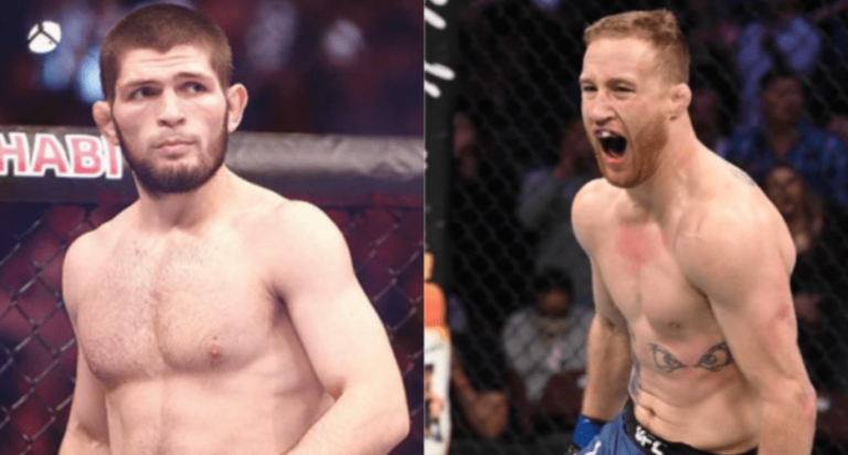 UFC Khabib Nurmagomedov and Justin Gaethje