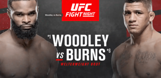 UFC Vegas Tyron Woodley vs Gilbert Burns