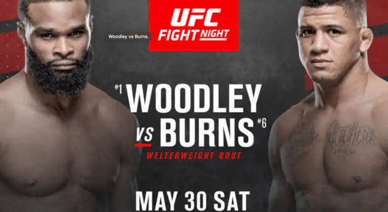 UFC Vegas Tyron Woodley vs Gilbert Burns