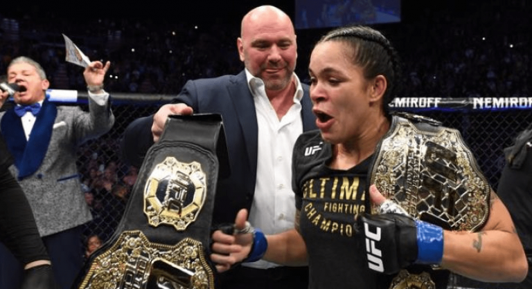 UFC 232 Amanda Nunes and Dana White