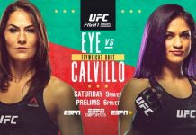 UFC Vegas 2 Jessica Eye vs Cynthia Cavillo results