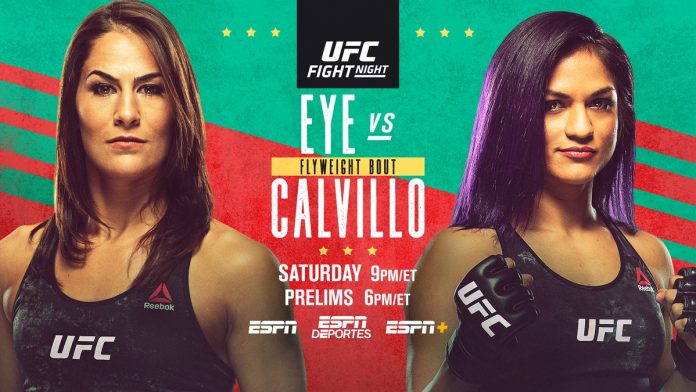 UFC Vegas 2 Jessica Eye vs Cynthia Cavillo results