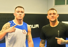 UFC Dustin Poirier and Colby Covington