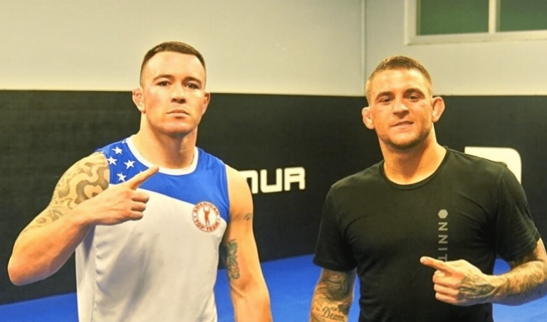 UFC Dustin Poirier and Colby Covington