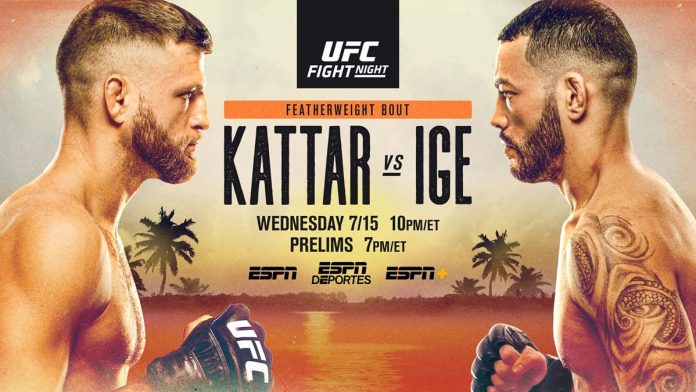 UFC Fight Island 1 results: Kattar vs Ige