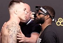 UFC Vegas 11 results Covington vs Woodley