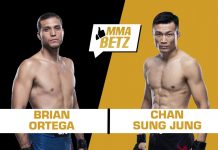 UFC Fight Island 6 Brian Ortega vs Chan Sung Jung The Korean Zombie