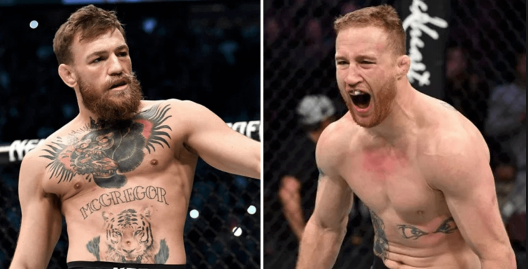 UFC Conor McGregor and Justin Gaethje