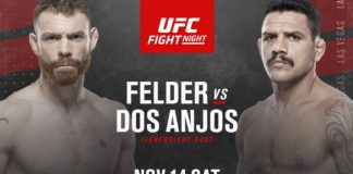 UFC Vegas 14 Felder vs dos Anjos results
