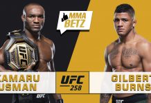 UFC 258 Kamaru Usman vs Gilbert Burns