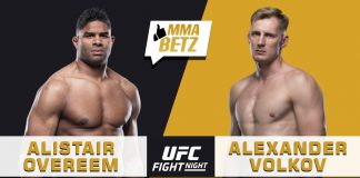 UFC Vegas 18: Alistair Overeem vs Alexander Volkov