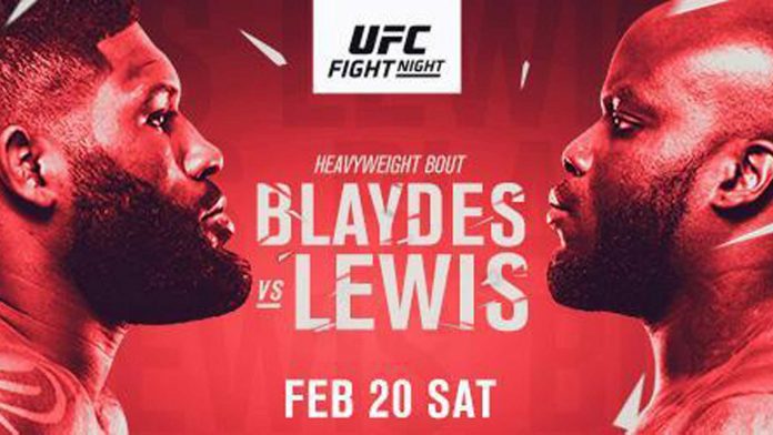 UFC Vegas 19: Blaydes vs Lewis
