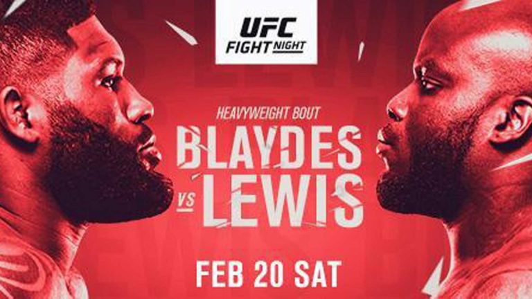 UFC Vegas 19: Blaydes vs Lewis