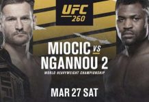 UFC 260 results Miocic vs Ngannou