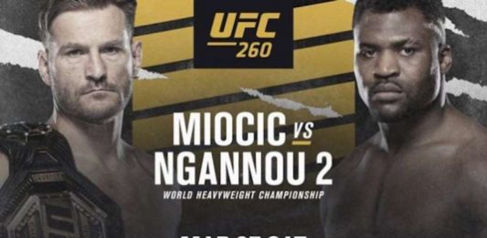 UFC 260 results Miocic vs Ngannou