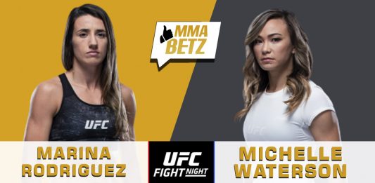 UFC Vegas 26: Marina Rodriguez vs Michelle Waterson