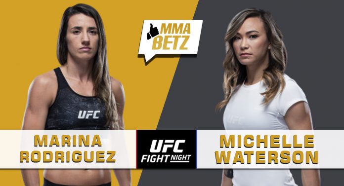 UFC Vegas 26: Marina Rodriguez vs Michelle Waterson