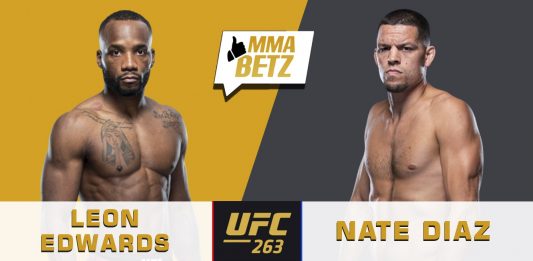 UFC 263 Leon Edwards vs Nate Diaz