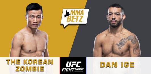 UFC Vegas 29: The Korean Zombie vs Dan Ige