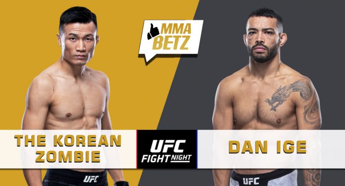 UFC Vegas 29: The Korean Zombie vs Dan Ige