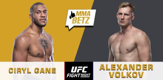 UFC Vegas 30: Ciryl Gane vs Alexander Volkov