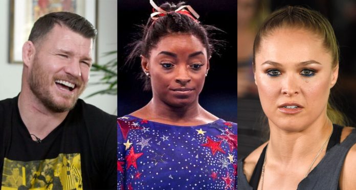 Michael Bisping, Simone Biles, Ronda Rousey