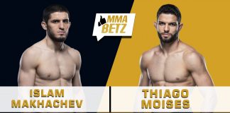 UFC Vegas 31: Islam Makhachev vs Thiago Moises
