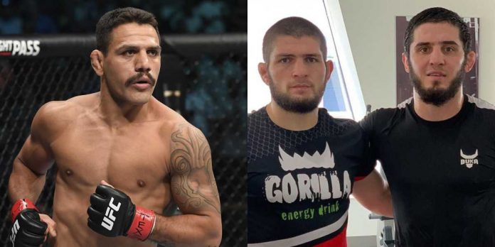 Rafael dos Anjos, Islam Makhachev, Khabib Nurmagomedov, UFC