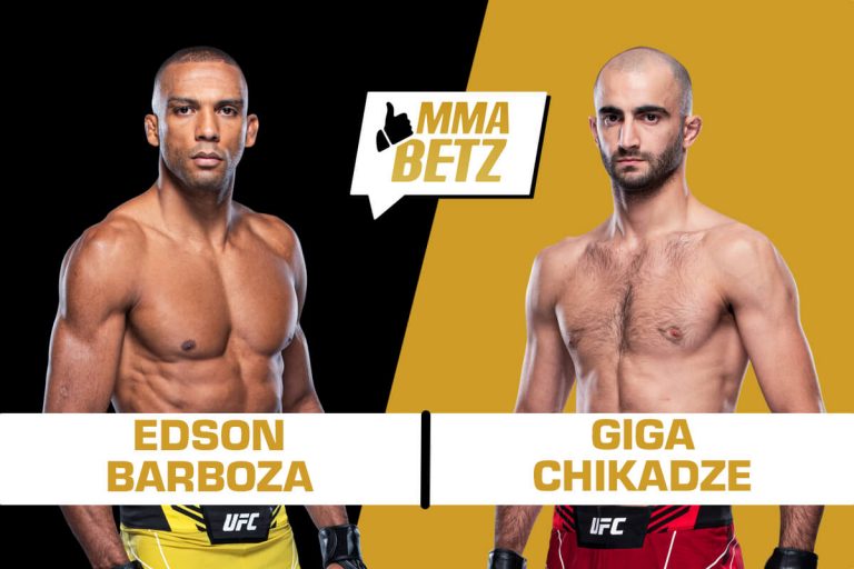 Edson barboza vs Giga Chikadze