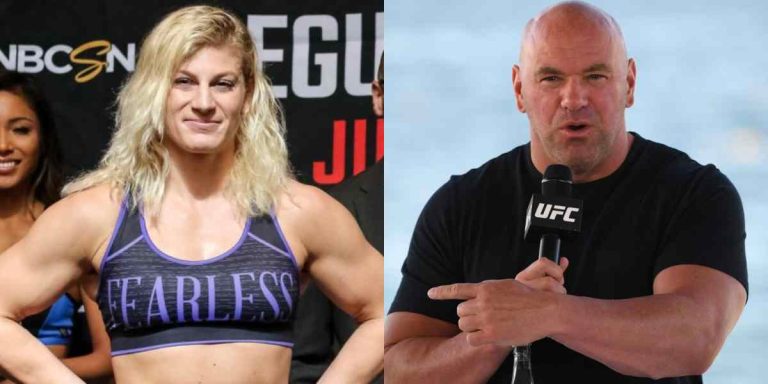 Kayla Harrison, Dana White, UFC