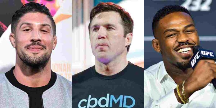 Brendan Schaub, Chael Sonnen, Jon Jones