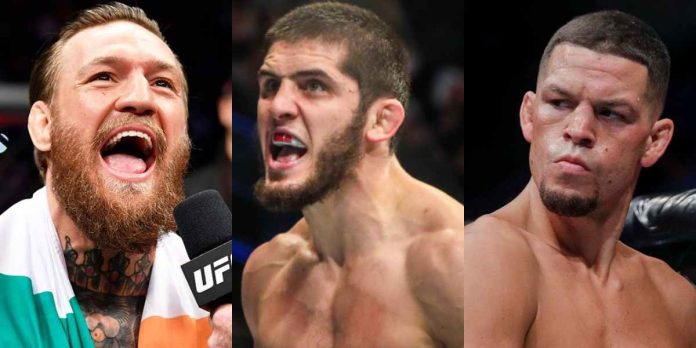 Conor McGregor, Islam Makhachev, Nate Diaz, UFC