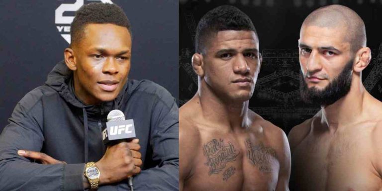 Israel Adesanya, Gilbert Burns, Khamzat Chimaev, UFC