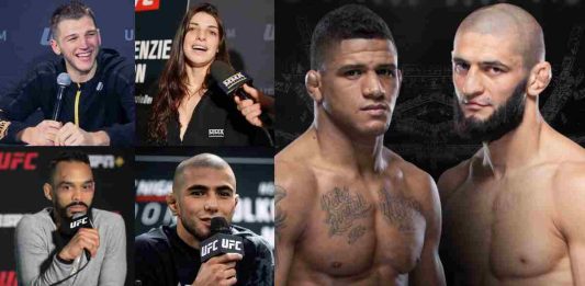 Gilbert Burns, Khamzat Chimaev, UFC