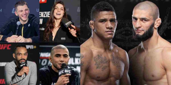 Gilbert Burns, Khamzat Chimaev, UFC