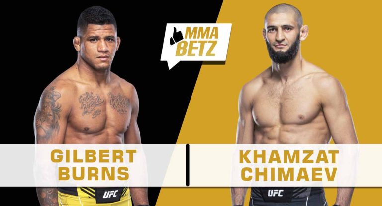 UFC 273, Gilbert Burns, Khamzat Chimaev