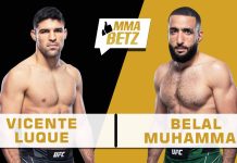 UFC Vegas 51, Vicente Luque, Belal Muhammad