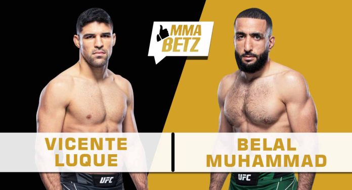 UFC Vegas 51, Vicente Luque, Belal Muhammad