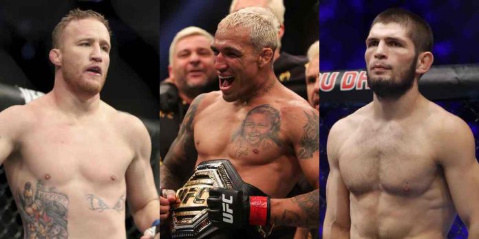 Justin Gaethje, Charles Oliveira, Khabib Nurmagomedov, UFC