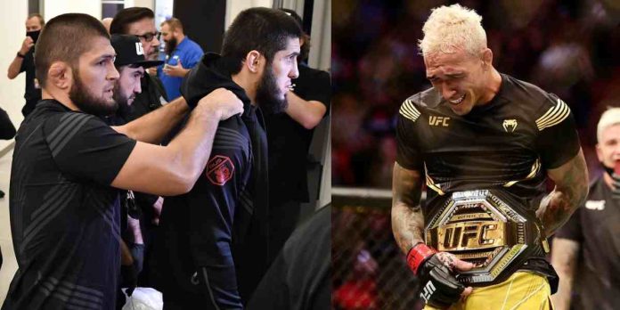 Khabib Nurmagomedov, Charles Oliveira, Islam Makhachev, UFC